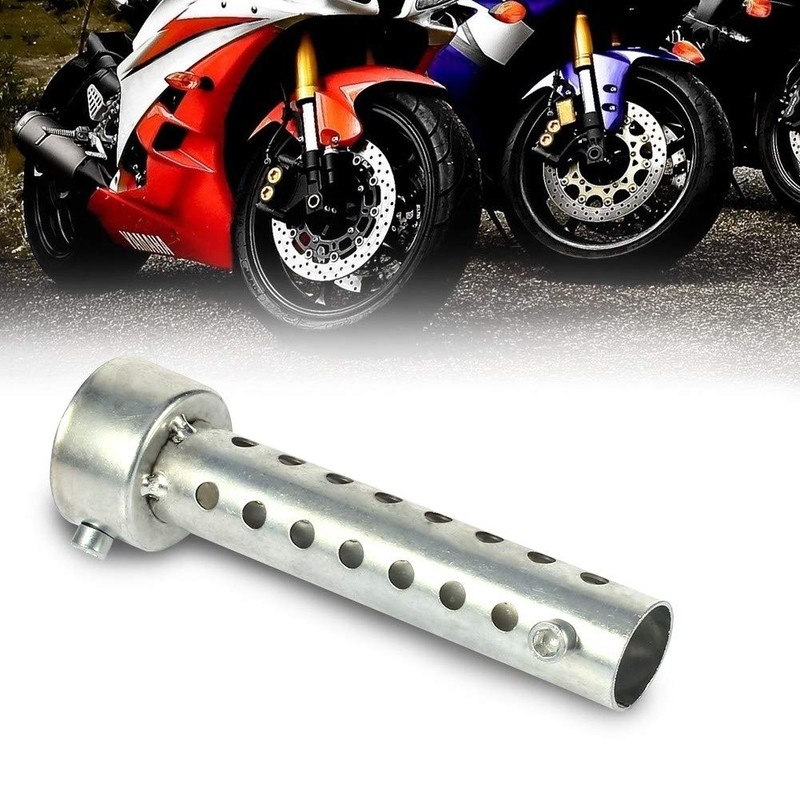 Qiilu Motorcycle Silencer Universal Motorcycle Silencer Deflector Insert DB Killer