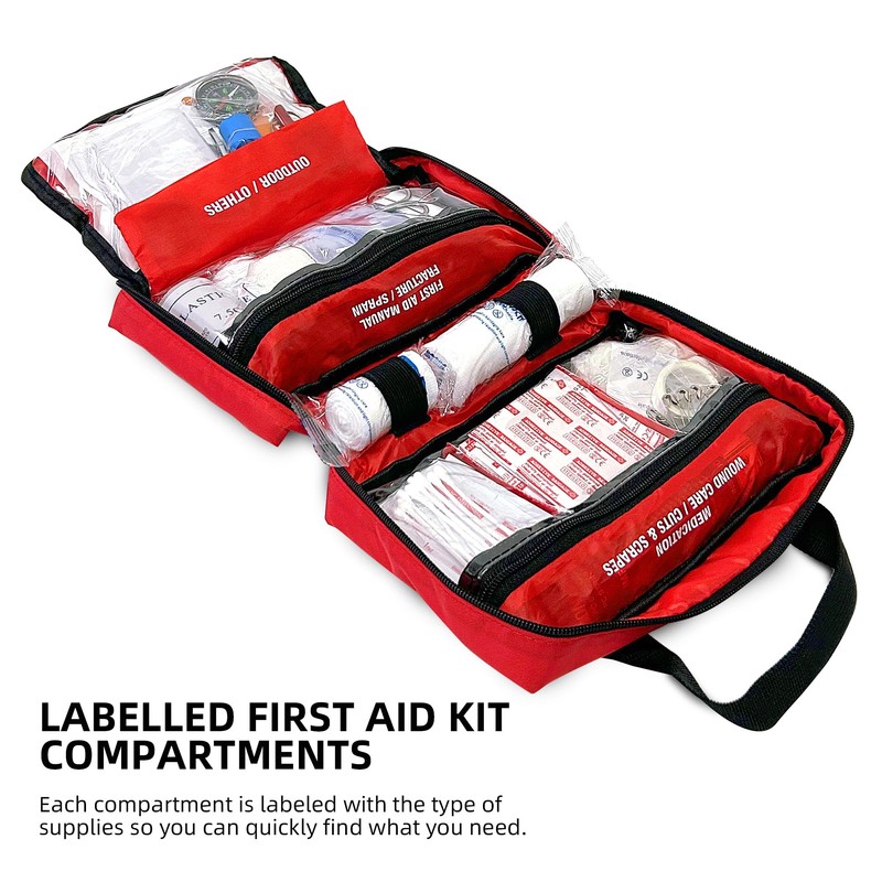 First Aid Kit - Trauma Kit with Essential Emergency Medical
