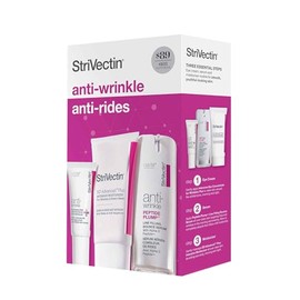 StriVectin Anti Wrinkle Trio Kit para rostro y ojos set de 3 piezas con la crema hidratante SD Plus, el srum facial Peptide Plump Line y la crema...  