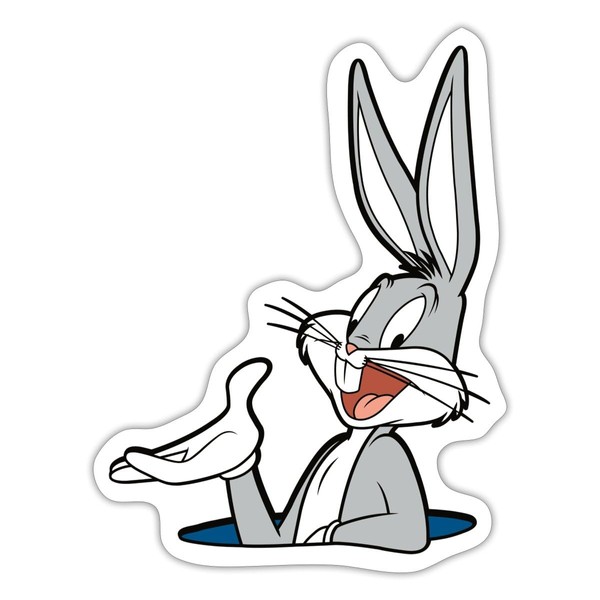 Spreadshirt Looney Tunes Bugs Bunny Pocket Sticker, 10 x 10