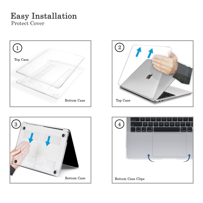 GVTECH Case Compatible with MacBook Pro 13 inch 2024 2023-2016