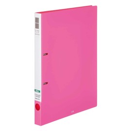 Kokuyo Fu-URFK420P File Ring File, Slim Style, Antibacterial, A4, 180 Sheets, Pink