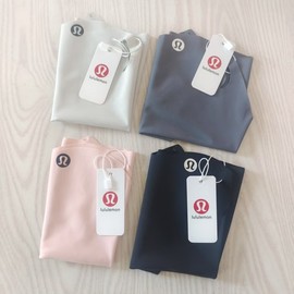 [Overseas] LULU Ice Silk Sunscreen Sunshade Women's Half Face Mask UV Protection Outdoor Summer Neck Protection Cycling Dark Gray - Female 2ea