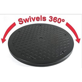 Floratek 10” Rotating Swivel Heavy Duty Wheel 360 Degree Rotate Turntable Lazy Susan Turnplate for Clay Pottery Sculpture Monitor TV 25cm