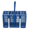 MasterPart 8 Compartment Blue Cutlery Basket Compatible With Indesit Dishwashers