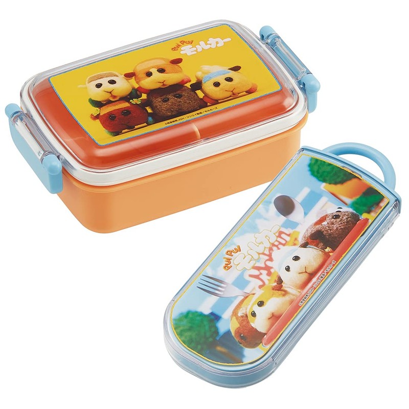 Skater RBF3ANAG-A Children's Antibacterial Lunch Box, Fluffy Serve, 15.2 fl