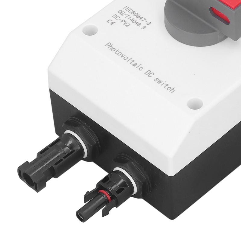 Photovoltaic DC Isolator Solar Switch IP66 Waterproof Insulated Switch for