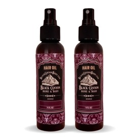 Black Canyon Cocoa Sugar Scented Hair Oil, 4 Oz (2 Pack)