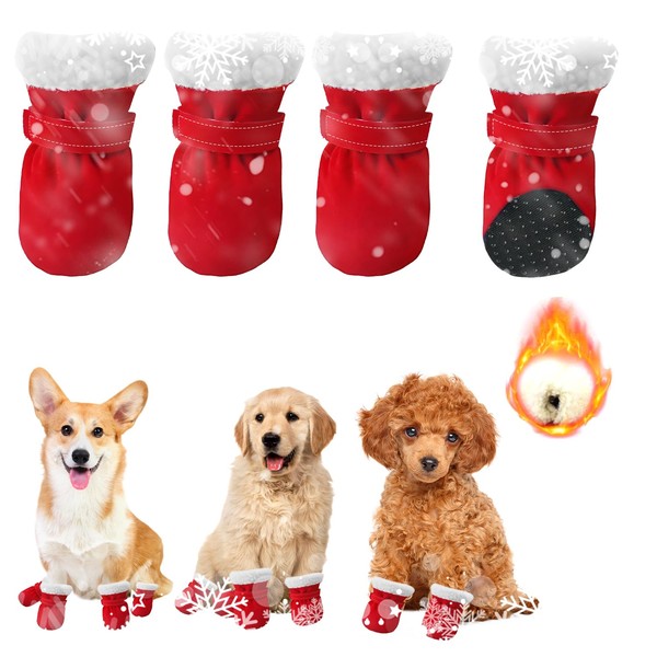 agctrler Dog Shoes, Paw Protection, Non-Slip Dog Socks, Paw Protection,