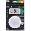 good earth single puck led light with remote