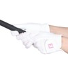 FootJoy Women's Golf Gloves, Staycool EX, Ambidextrous, White/Pink, 8.3 inches