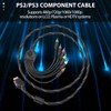 Suitable for PS2/ Component Cable 1.8M Suitable for PS 2/3