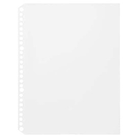 MUJI NAB51A1A Clear Refills Pockets, Translucent, B5, 26 Holes, 10 Sheets