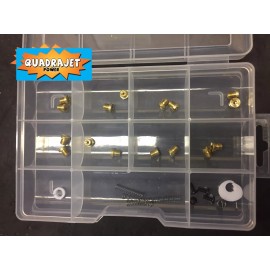 Quadrajet Power LLC Rochester Quadrajet Tuning Kit 8 Sets Jets 70-77 Power Piston Springs Retainer +