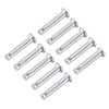uxcell Single Hole Clevis Pins,5mm x 25mm Flat Head Zinc-Plating