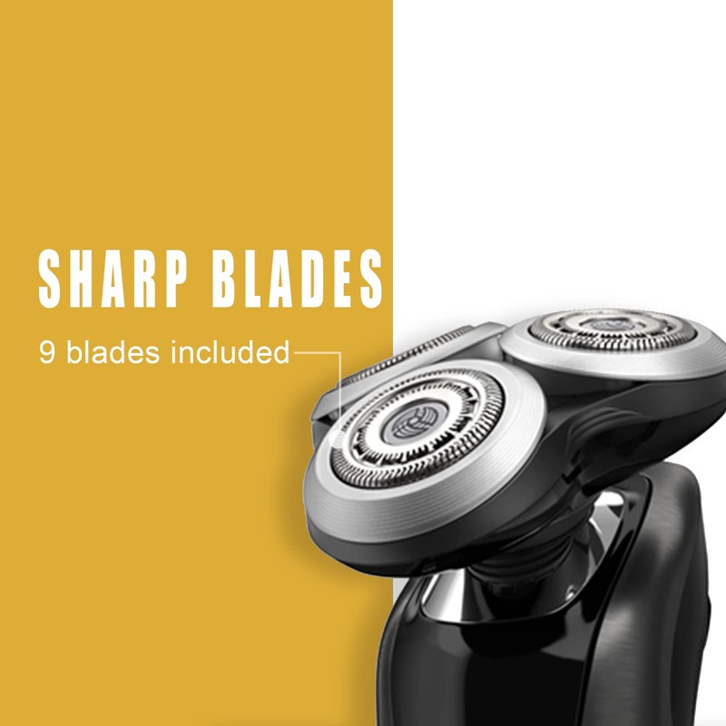 YAFIYGI 3 Pack Compatible with Replacement Electric Shaving Head Razor