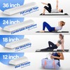 Yes4All Medium Firm Half Foam Rollers for Post-Workout Relaxation, 12/18/24/36