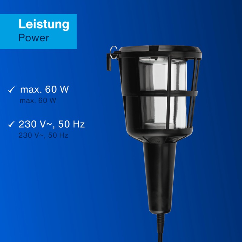 REV Ritter 0090810511 Work Lamp ISO 60 W 5 m