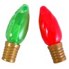 Lighted Christmas Light Bulb Lolly Candy Pops Lollipops (2 Pack)