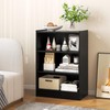 Tangkula 3 Tier Bookcase, Floor Standing Open Bookshelf with 18-Position