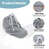 Shimmeroo Cast Sock Cover for Foot,Grey Adjustable Cast Cover Leg