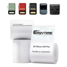 Rollos De Etiquetas Blancas Niimbot B21 B1 B3s De 50x30 Mm                                                                                            