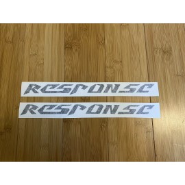 Malibu RESPONSE 66” BOAT  Vinyl Decals (Set Of 2) Sticker Ski Wakeboard Black