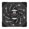 AINEX PF-P12E-BK-PWM Case Fan with Ultra Heavy Duty Bearings, 4.7