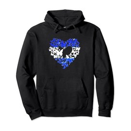 Heart, butterfly, Israel flag, Judaism, support, solidarity Pullover Hoodie