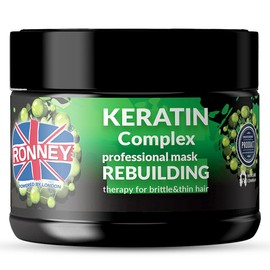 RONNEY Keratin Hair Mask for Fine, Brittle Hair - Salon Deep Conditioning Hair Mask for Hair Repair Treatment - Professional Rebuilding Keratin Treatment that Strengthens, Softens & Add Shine - 300 ml