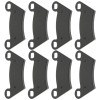 Caltric Front and Rear Brake Pads for Polaris Ranger 500