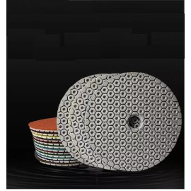Roxx Tools 7" stone Polishing Pad 5 Step 10PC FOR  granite marble quartz sandstone concrete