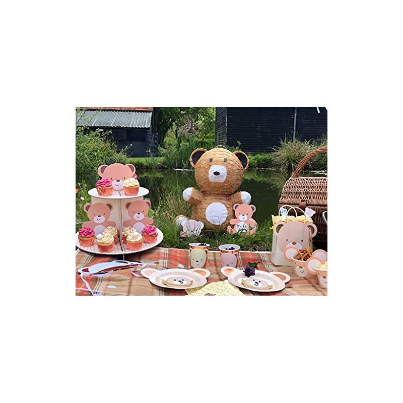 Hatton Gate Teddy Bear Shaped Party Bags 8 bags per