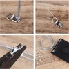 MAIHUO 124 Pcs Picture Hanging Kit,Complete Frame Hardware Set with