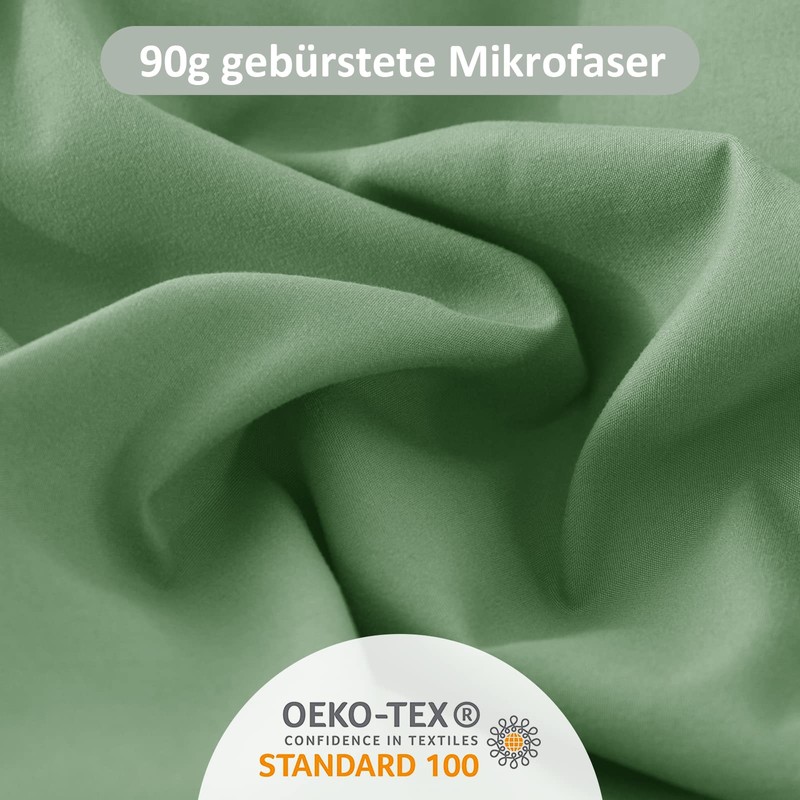 REDKEY 2-Piece Bed Linen Set, 155 x 220 cm Duvet