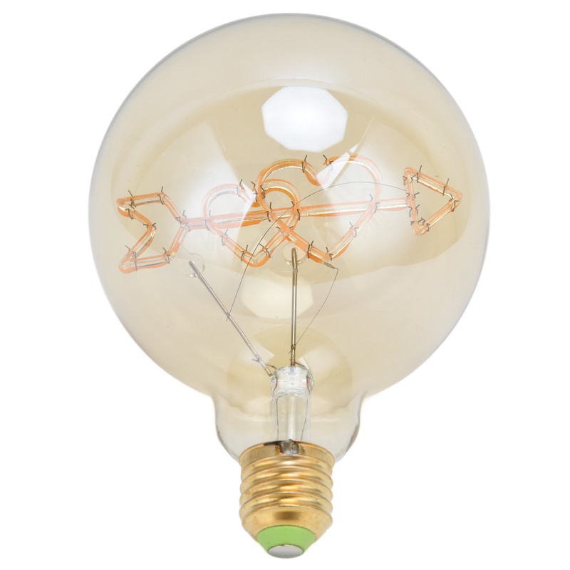 Edison Led Light Bulbs 4W 2200K Warm Light Transparent Energy