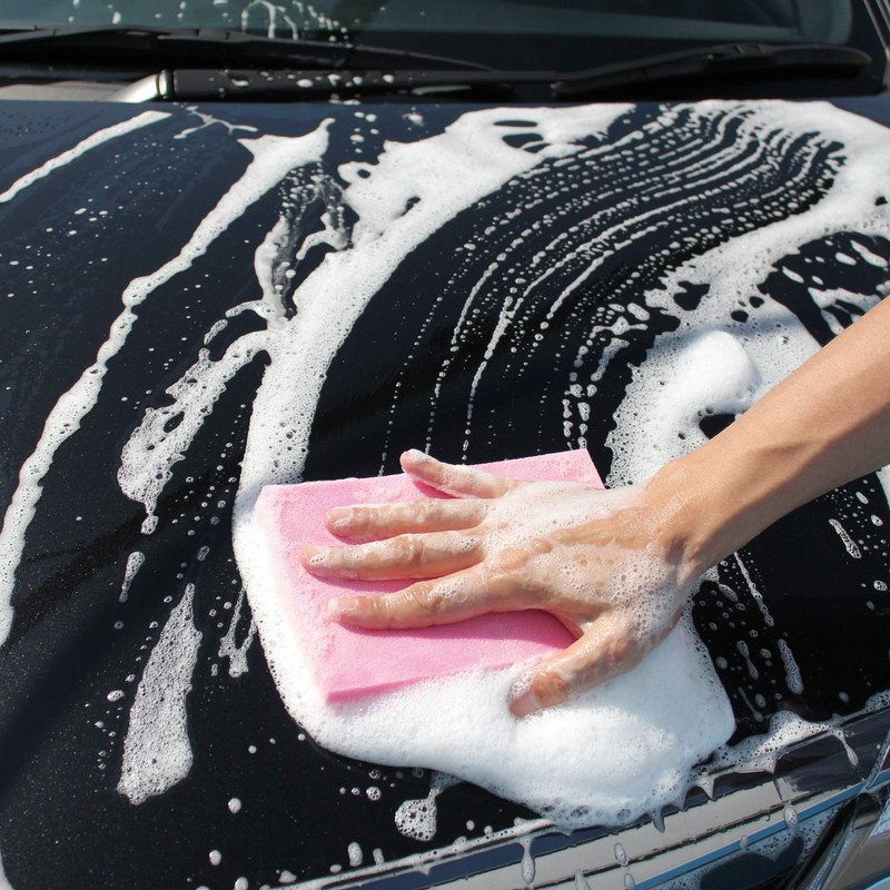 Pellucid PCD-17 Car Wash Product, Car Wash Sponge, Approx. 7.5