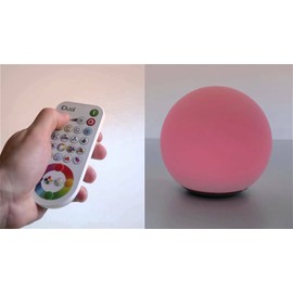 iDUAL Adjustable Mood Lighting Color Changing Dimmable Lamp with Remote Control