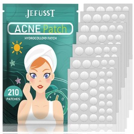 Parches De Espinillas 210 Cuentas Tres Tamaños, Parche Hidrocoloide Invisible Con Aceite De Árbol De Té, Parches Para Acné, Parches De Zit Para La Cara, Tratamiento Para Manch