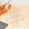 Teensery Iron Metal Plate Organizer Dish Rack Pot Cup Lid