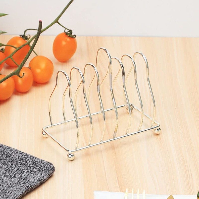 Teensery Iron Metal Plate Organizer Dish Rack Pot Cup Lid