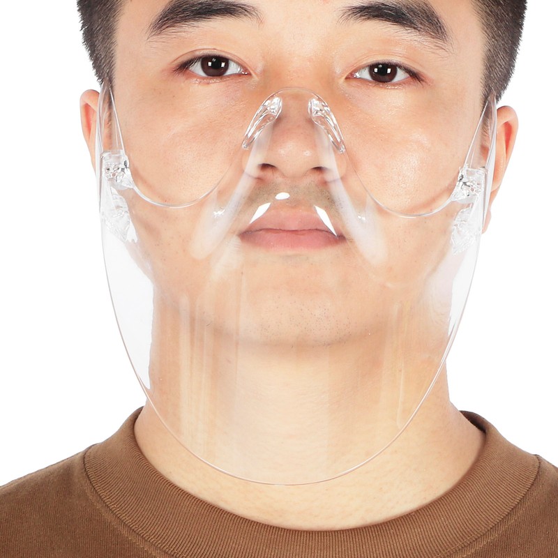 Waterproof Transparent Anti Fogging Protective Face Cover Safety Guard Sanitary