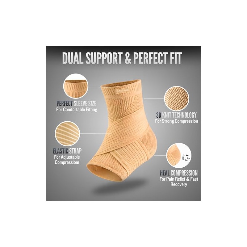 Adjustable Ankle Support for Ligament Damage | Ankle Brace with