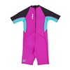 O'Neill Wetsuits Children's Toddler Reactor 2mm Spring Wetsuit, Berry/Light Aqu,