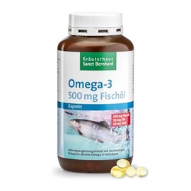 Sanct Bernhard Omega-3 Fish Oil Capsules, 400 Capsules