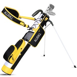 ALLINALL Sunday Golf StandBag with Cooler Pouch,Padded Strap，Lightweight for Driving Range Par 3 & Mini Course Training Practice Man Women