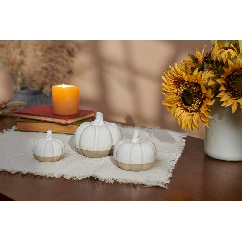 Primitives by Kathy Medium Glazed Ceramic Pumpkin