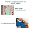 Hanging Neck Fan Mini Air Cooler Portable USB Rechargeable 3‑Gear