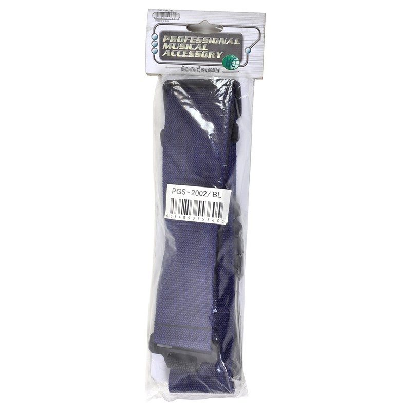 KC ギターストラップ アタッチメント式 PGS-2002/BL ブルー