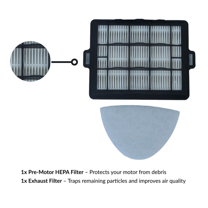 Ergo and Ergo Pro Backpack Series HEPA Premotor Filter and